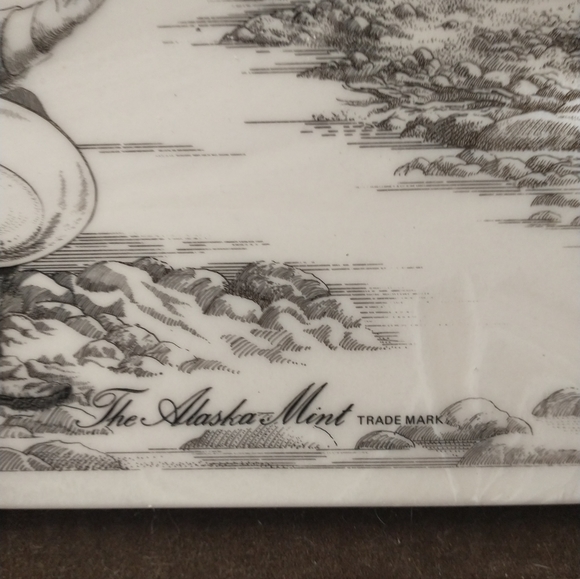 Vintage Alaska Mint Etching - Picture 2 of 7